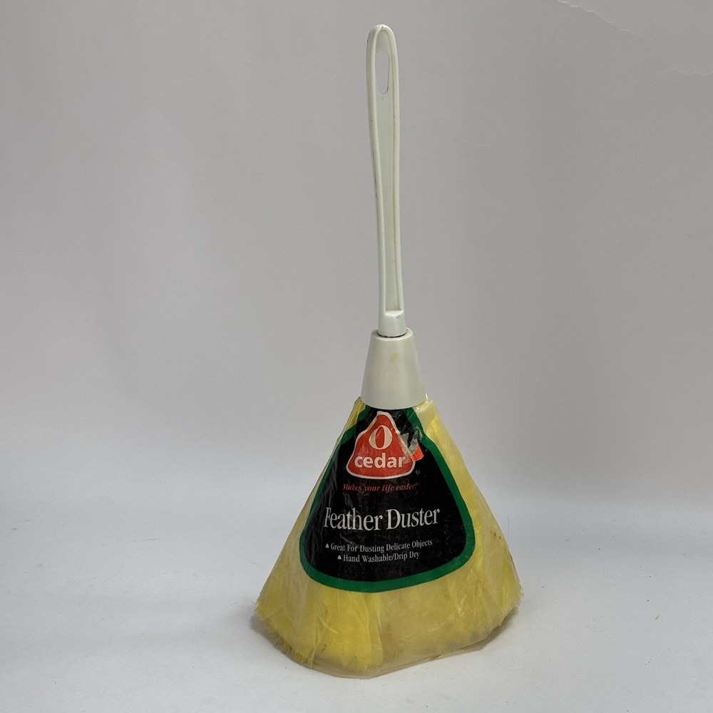NEW Vintage 2001 O Cedar Feather Duster For Delicate Items Washable NOS